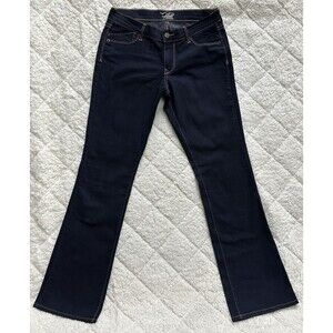 Old Navy The flirt women  size 4 regular blue denim bootcut dark wash jeans